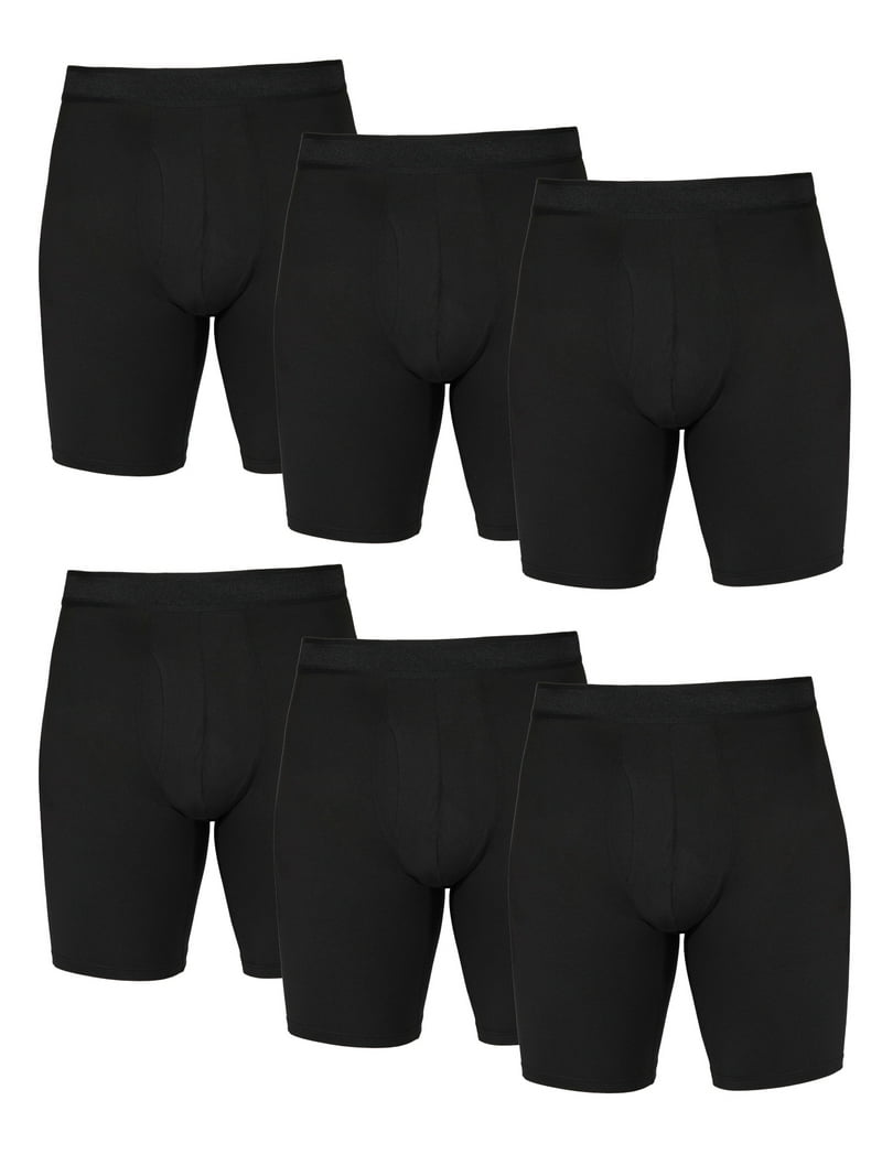 Athletic Works Men's Quick Dry Performance Boxer Briefs Pack