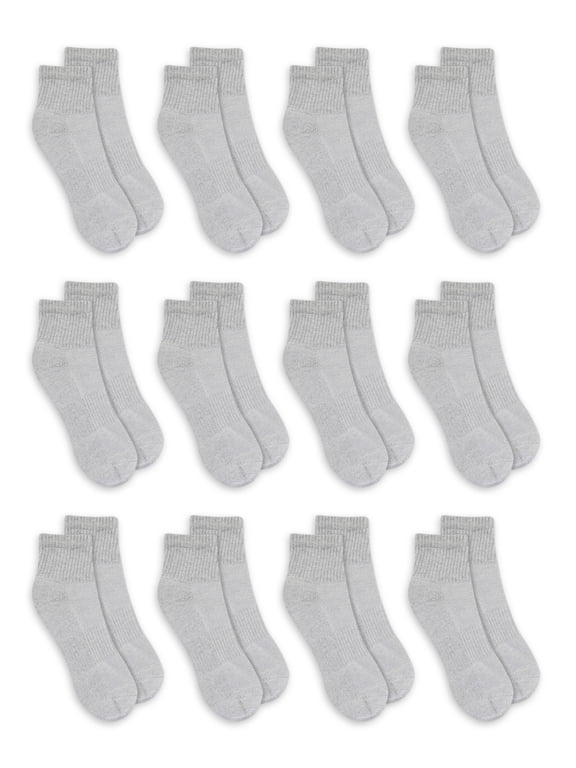Men's Recycled Ankle Socks 12 Pair Pack