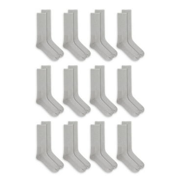 Athletic Works Men's Recycled Crew Socks 12 Pair Pack