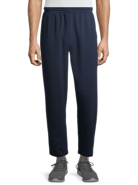 Men's Relaxed Fleece Open Bottom Sweatpants, up to Size 2XL