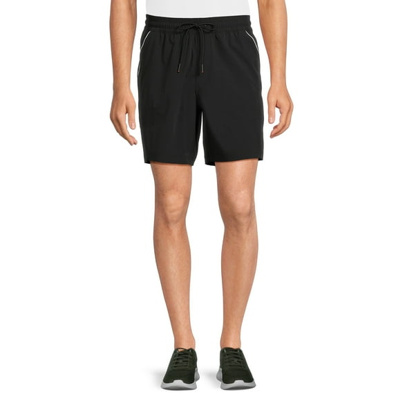 Athletic Works Men's Retro Woven Shorts, 7" Inseam, Sizes S-3XL