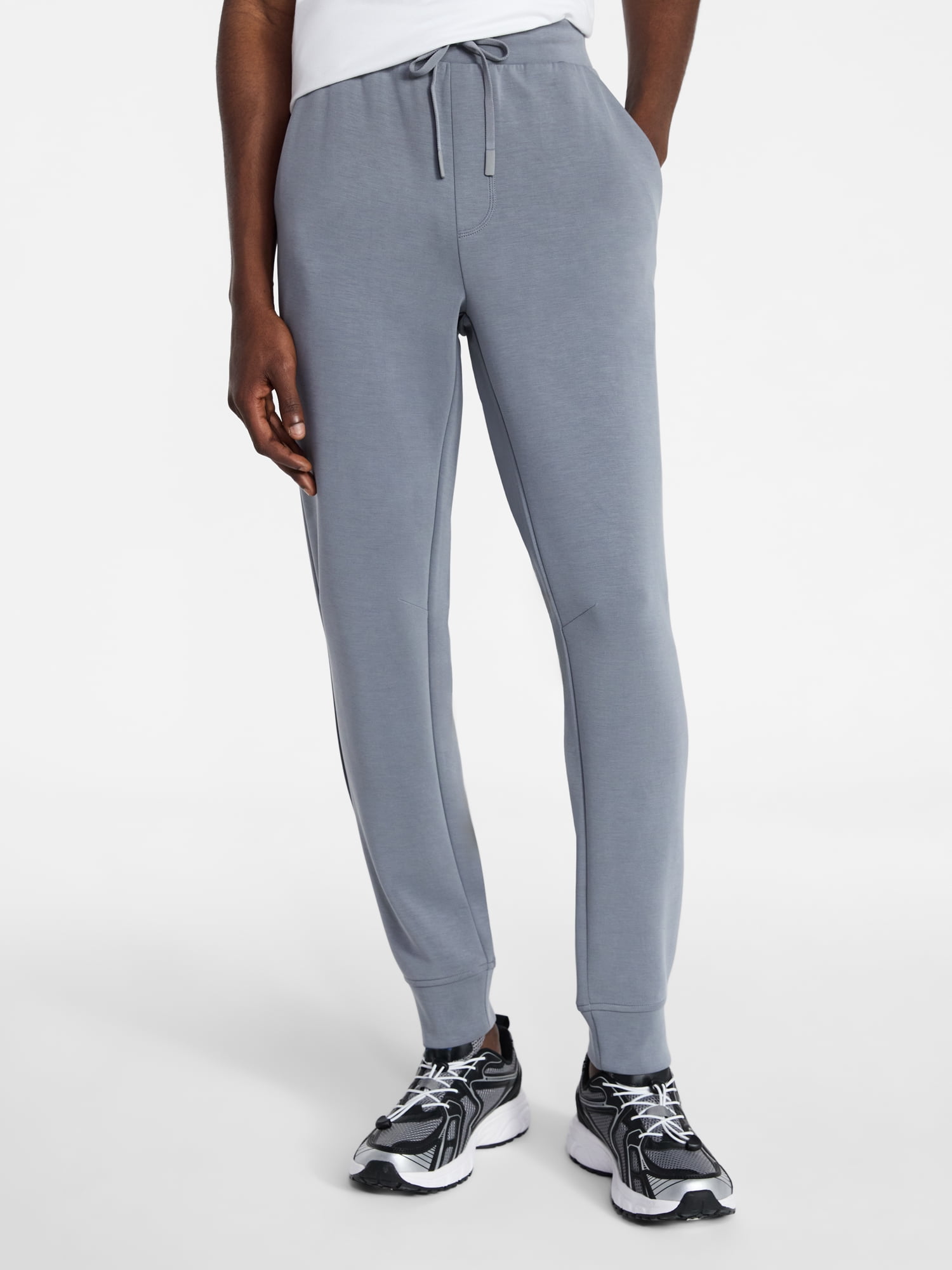 Athletic Works Men's and Big Men's Scuba Knit Joggers, Sizes XS-5XL