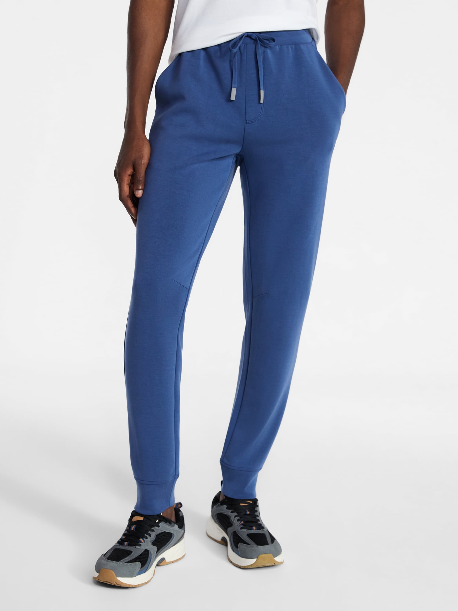 Athletic Works Men's and Big Men's Scuba Knit Joggers, Sizes XS