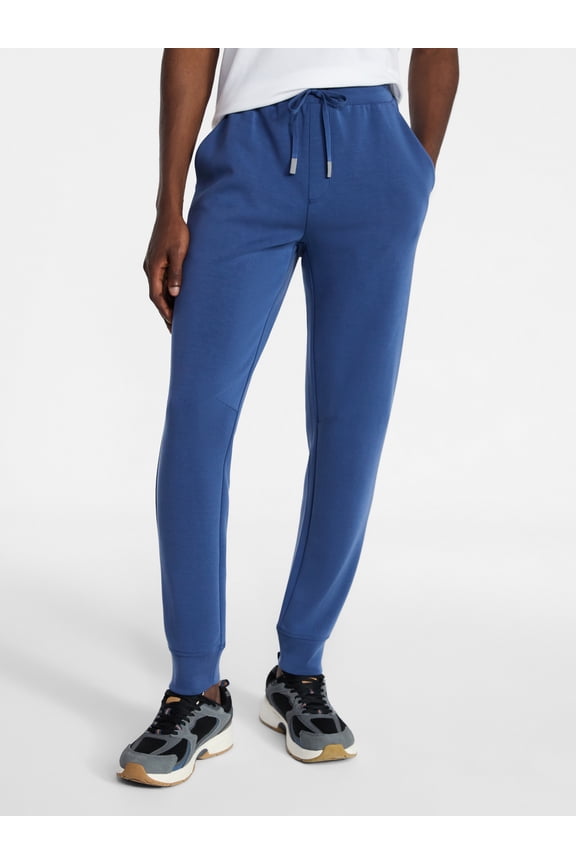 Men's and Big Men's Scuba Knit Joggers, Sizes XS-5XL