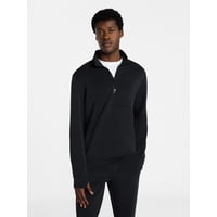 Men's Scuba Knit Quarter Zip Sweatshirt only