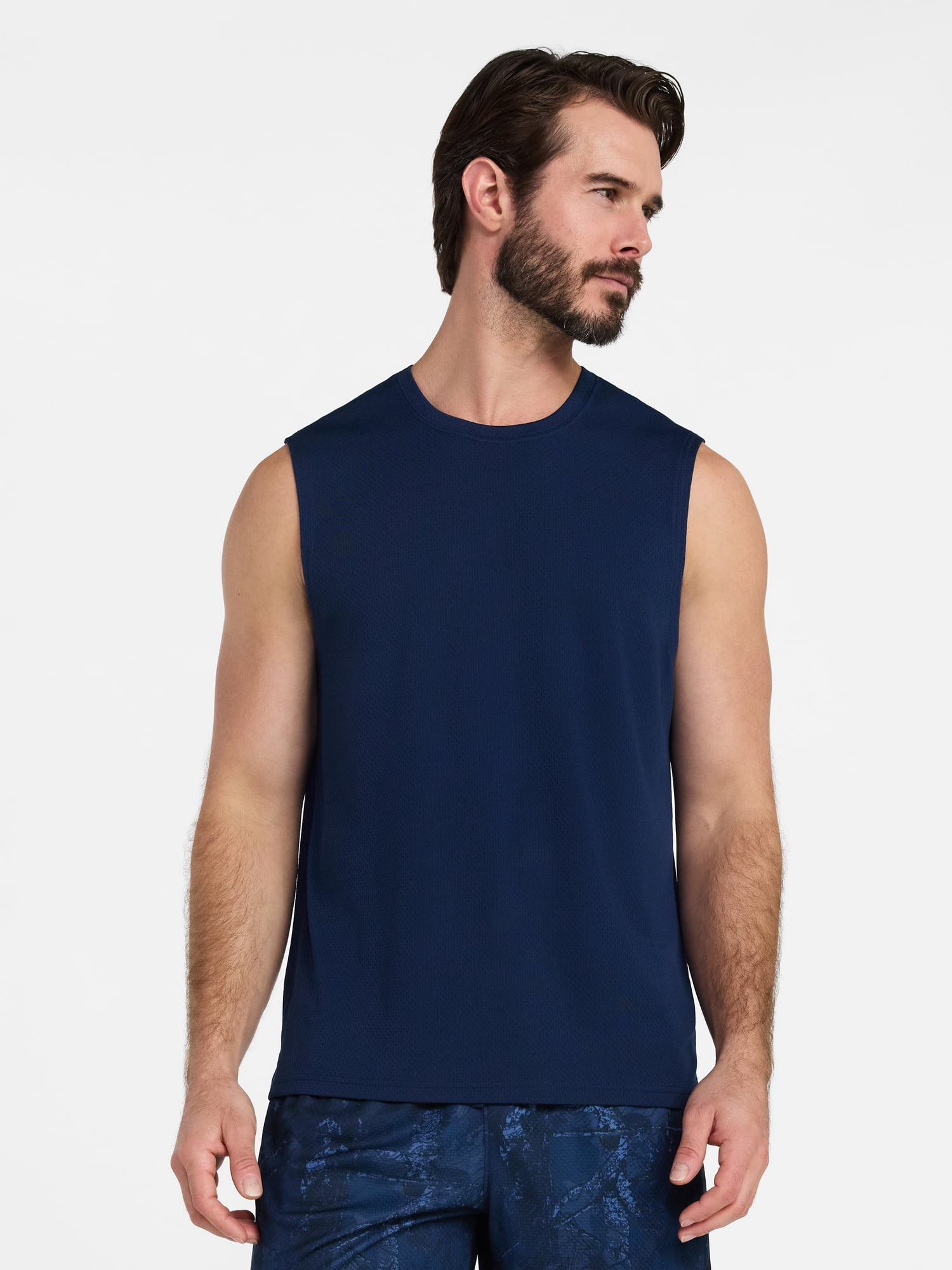 Athletic Works Men’s Sleeveless Mesh Muscle Tee, Sizes XS-5XL