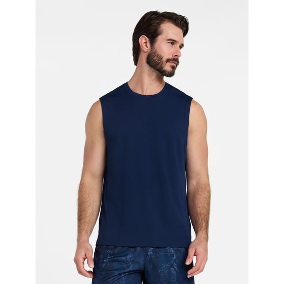 Athletic Works Men’s Sleeveless Mesh Muscle Tee, Sizes XS-5XL