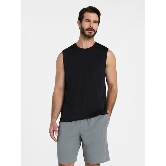 Athletic Works Men’s Sleeveless Mesh Muscle Tee, Sizes XS-5XL