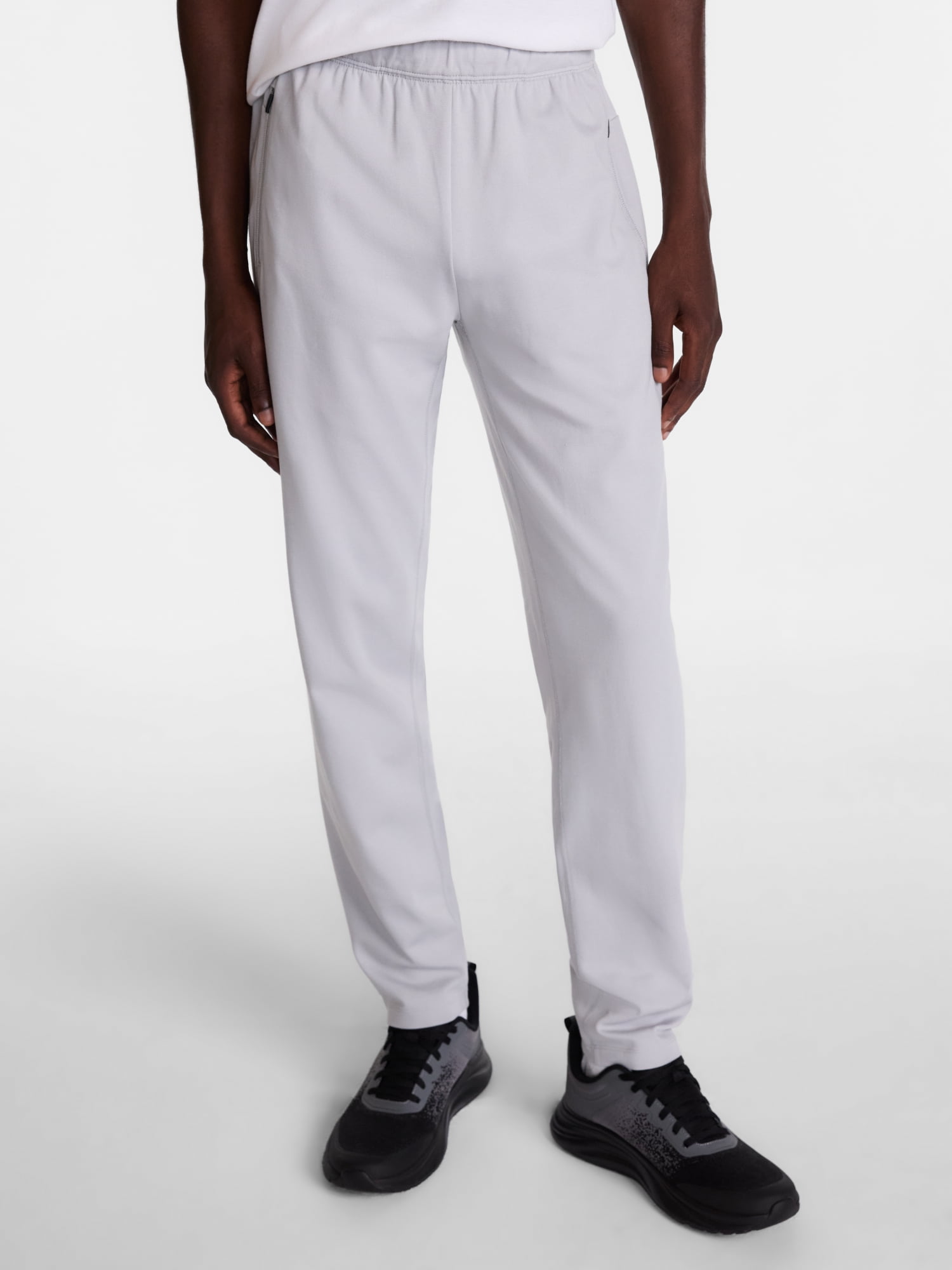 Athletic Works Men's and Big Men's Slim Knit Pants, 30" Inseam, Sizes XS-4XLT