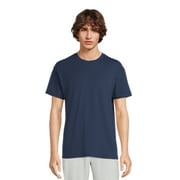 Athletic Works Men's Solid Tee with Short Sleeves, Sizes S-4XL