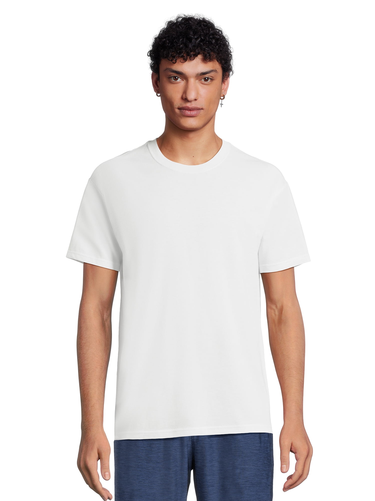 Athletic Works Men's and Big Men's Tri Blend Tee, Sizes S-4XL