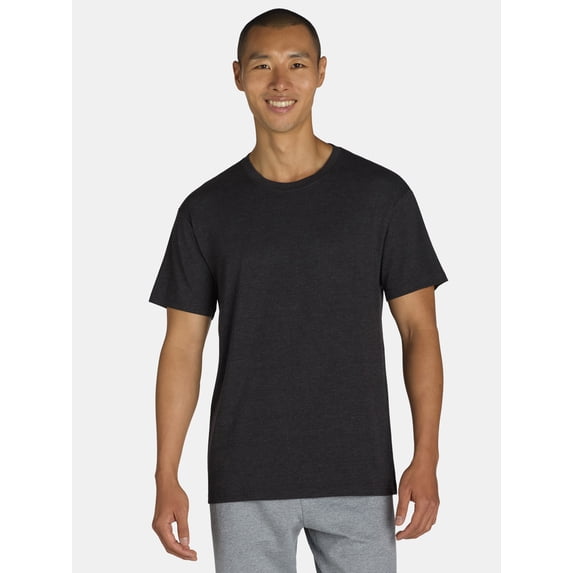 Athletic Works Men's and Big Men's Tri Blend Tee, Sizes XS-4XLT