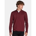 thumbnail image 1 of Athletic Works Men's ButterCore Quarter Zip Pullover, Sizes S-3XL, 1 of 5