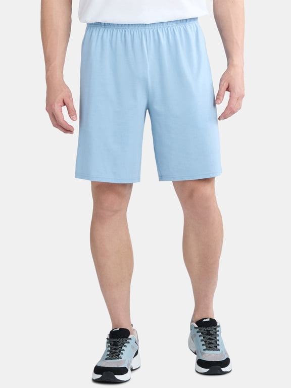 Men's and Big Men's Tri-Blend Active Shorts, 7" Inseam, Sizes XS-5XL