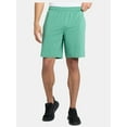 thumbnail image 1 of Athletic Works Men's & Big Men's Tri Blend Active Shorts, 9" Inseam, Sizes S-5XL, 1 of 4