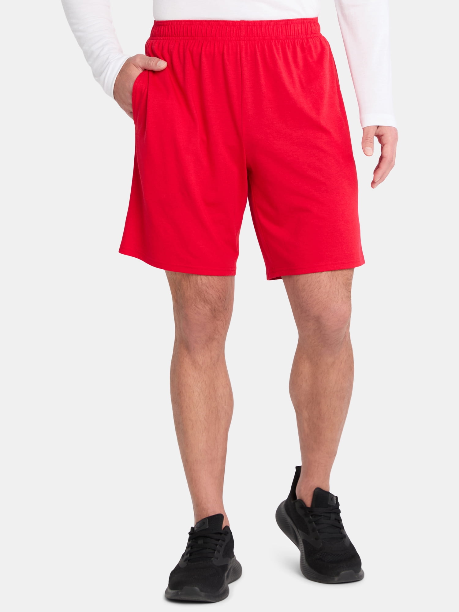 Athletic Works Men's and Big Men's Tri-Blend Active Shorts, 7" Inseam, Sizes S-5XL