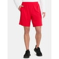 thumbnail image 1 of Athletic Works Men's & Big Men's Tri Blend Active Shorts, 9" Inseam, Sizes S-5XL, 1 of 5