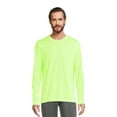 thumbnail image 1 of Athletic Works Men's Tri-Blend Active T-Shirt with Long Sleeves, Sizes S-3XL, 1 of 6