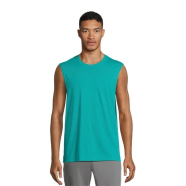 Athletic Works Men's Tri-Blend Muscle Tank Top, Sizes S-5XL