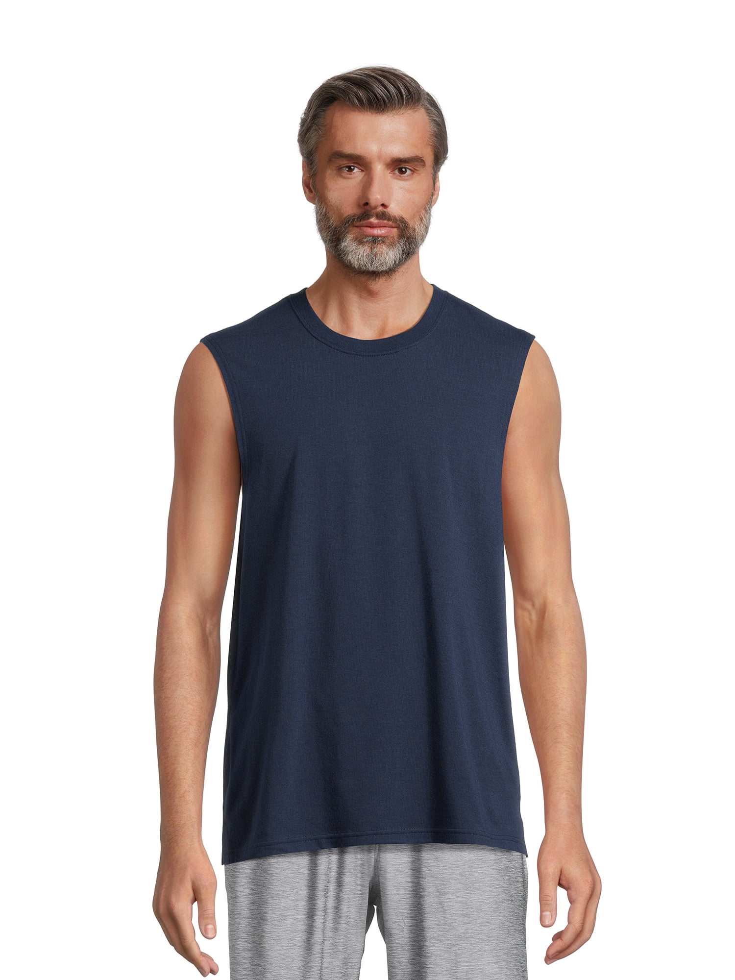 Athletic Works Men's Tri-Blend Muscle Tank Top, Sizes S-5XL