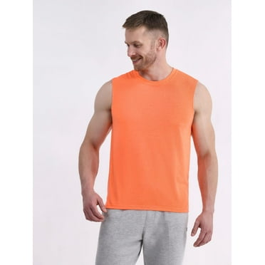 Athletic Works Men's & Big & Tall Tri-Blend Muscle Tee Shirt Tank Top, Sizes XS-4XLT