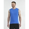 thumbnail image 1 of Athletic Works Men's and Men's Big & Tall Tri-Blend Muscle Tee, Sizes XS-4XLT, 1 of 5