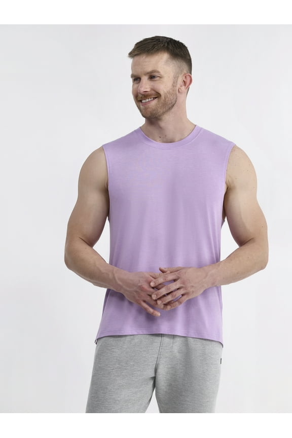 Men's and Men's Big & Tall Tri-Blend Muscle Tee, Sizes XS-4XLT