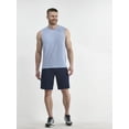 thumbnail image 1 of Athletic Works Men's and Men's Big & Tall Tri-Blend Muscle Tee, Sizes XS-4XLT, 1 of 4