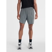 Men's and Big Men's Tri-Blend Active Shorts, 7" Inseam, Sizes XS-5XL