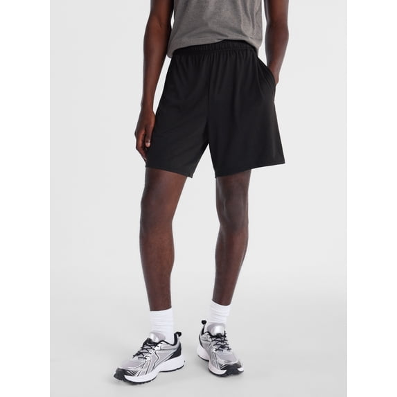 Athletic Works Men's and Big Men's Tri-Blend Active Shorts, 7" Inseam, Sizes XS-5XB