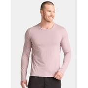 Athletic Works Men's and Big & Tall Men's Tri-Blend Tee with Long Sleeves, Sizes XS-4XLT