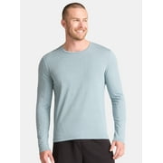 Athletic Works Mens and Big & Tall Mens Tri-Blend Tee with Long Sleeves, Sizes XS-4XLT