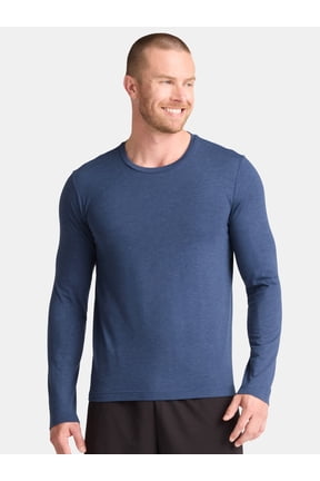 Men's and Big & Tall Tri-Blend Long-Sleeve Tee, Sizes XS-4XLT