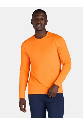 Men's and Big & Tall Men's Tri-Blend Tee with Long Sleeves, Sizes XS-4XLT