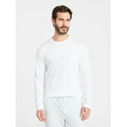 Athletic Works Men's and Big & Tall Men's Tri-Blend Tee with Long Sleeves, Sizes XS-4XLT