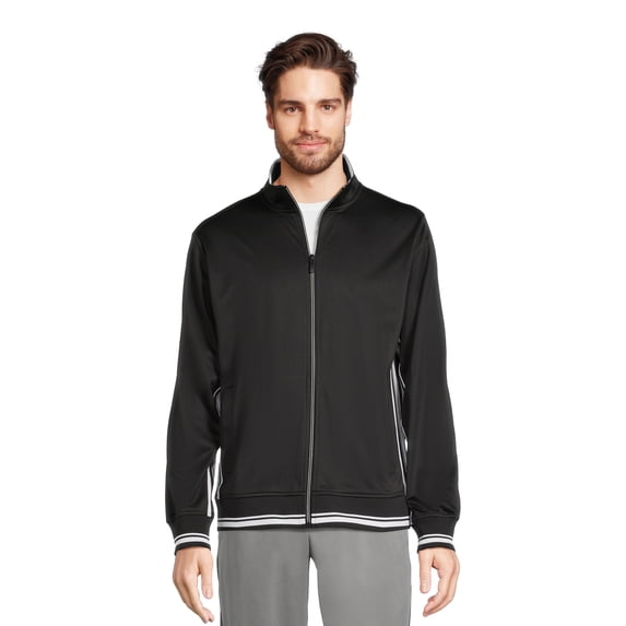 Athletic Works Men's Tricot Track Jacket, Sizes S- 3XL