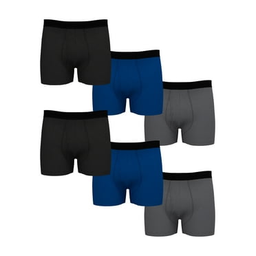 Athletic Works Men's Ultra Lite Mesh Trunk Set, Underwear for Men, S, 6 Pack