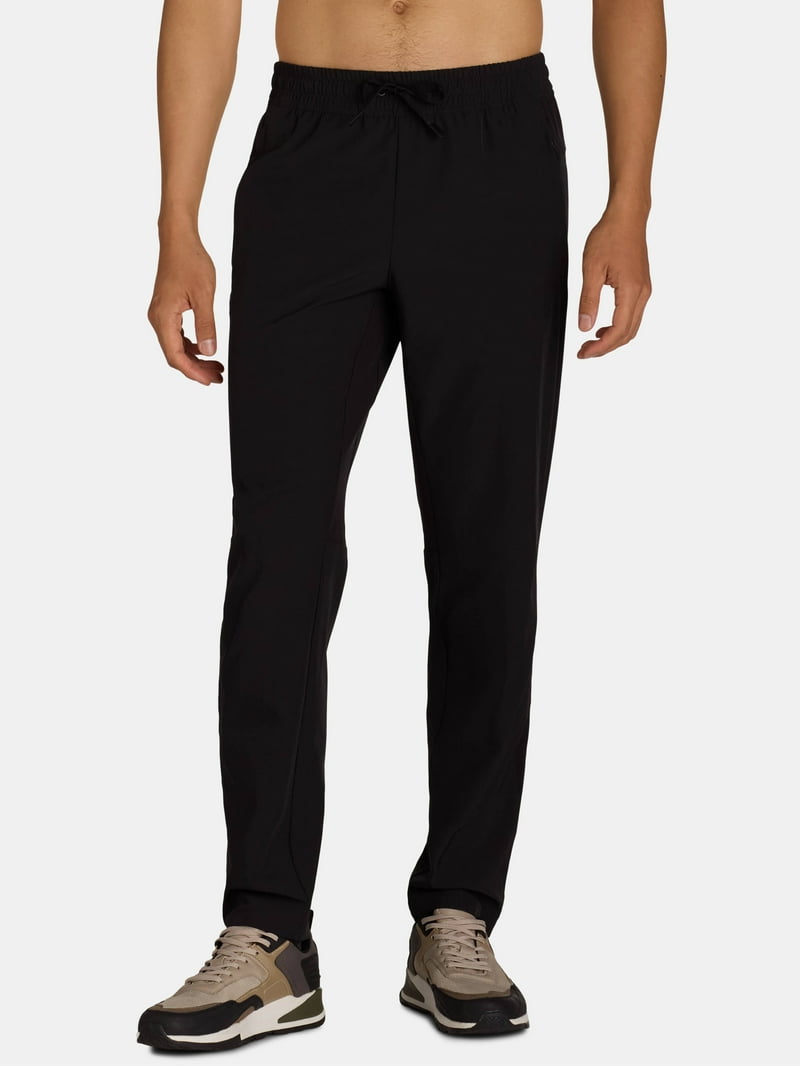 Athletic Works Men's Stretch Woven Pants, 30 Inseam, S-3XL