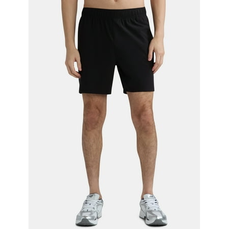 Athletic Works Men's and Big Men's Woven Running Shorts, 6" Inseams, Sizes XS-5XB