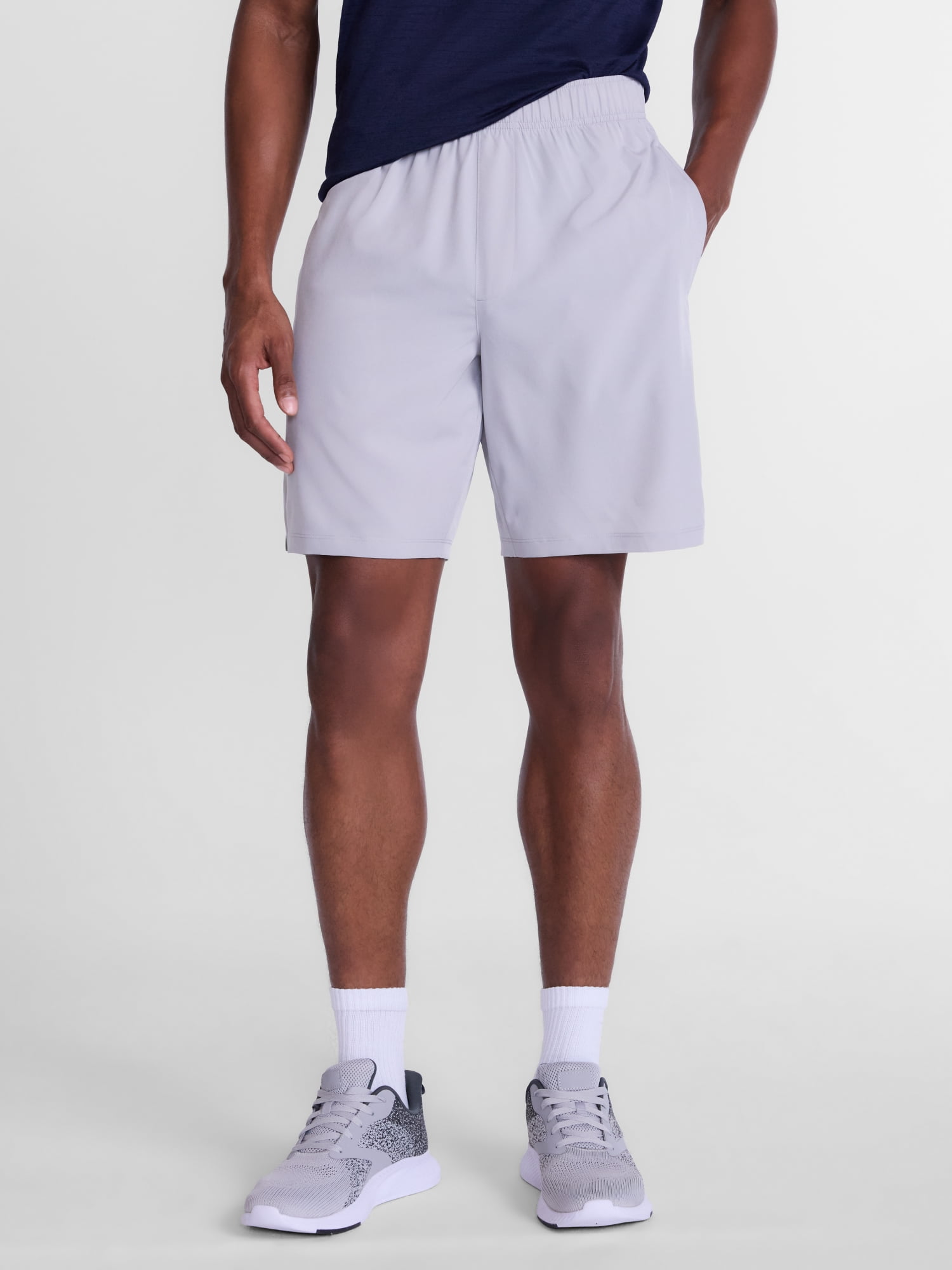 Athletic Works Men's and Big Men's Woven Running Shorts, 6" Inseams, Sizes XS-5XB