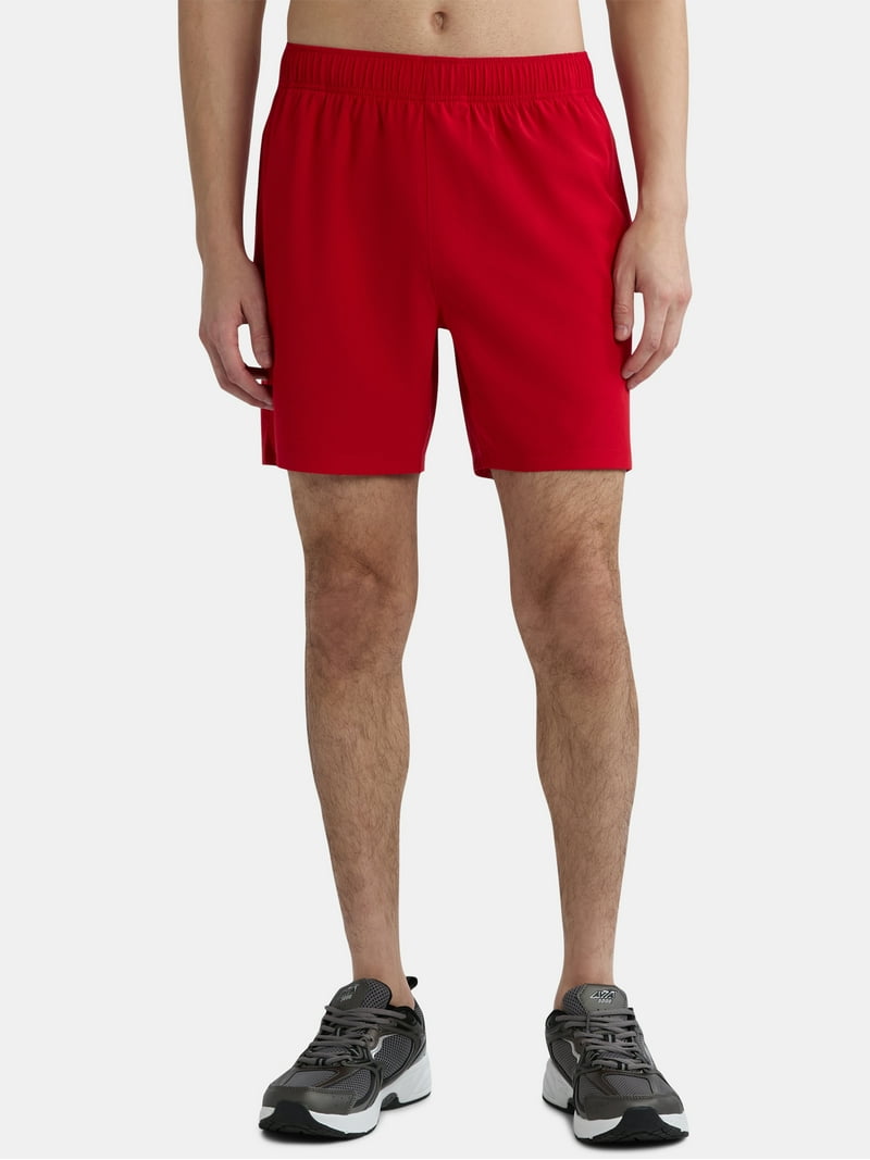 Athletic Works Men's and Big Men's Woven Running Shorts, 6