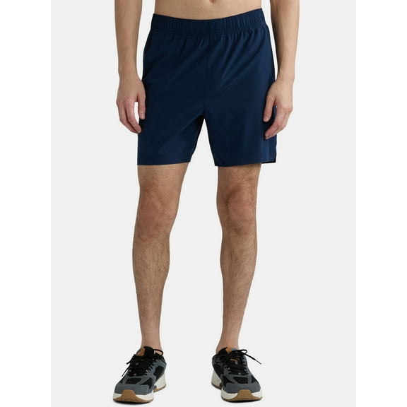 Athletic Works Men’s and Big Men’s Woven Running Shorts, 6" & 8” Inseams, Sizes XS-5XL