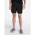 thumbnail image 1 of Athletic Works Men's and Big Men's 2 in 1 Gym Shorts with Liner, 6" & 8" Inseams, Sizes S-3XL, 1 of 5