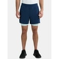 thumbnail image 1 of Athletic Works Men's and Big Men's 2 in 1 Gym Shorts with Liner, 6" & 8" Inseams, Sizes S-3XL, 1 of 5