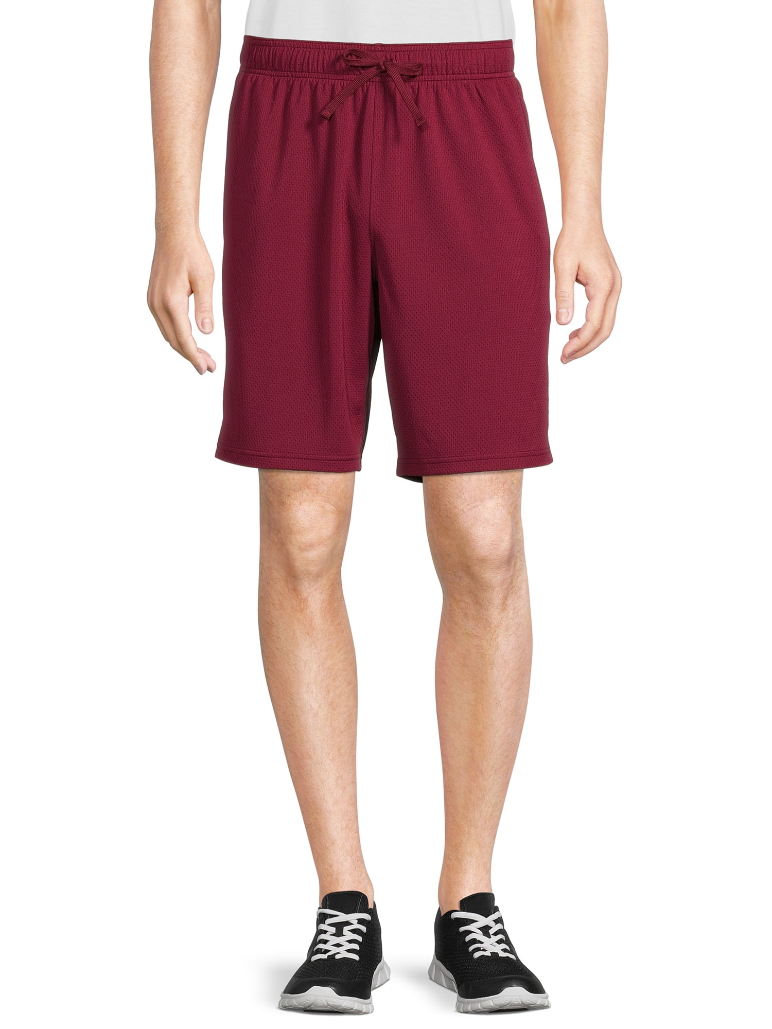 Athletic Works Men's and Big Men's 9" Active Mesh Shorts, up to Size