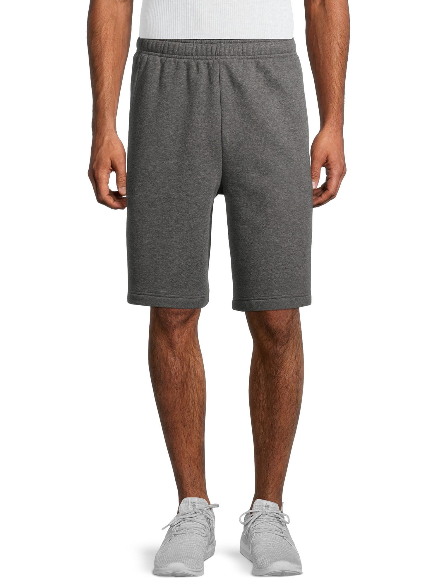 Athletic Works Men's and Big Men's Active Fleece Short, up to Size 5XL