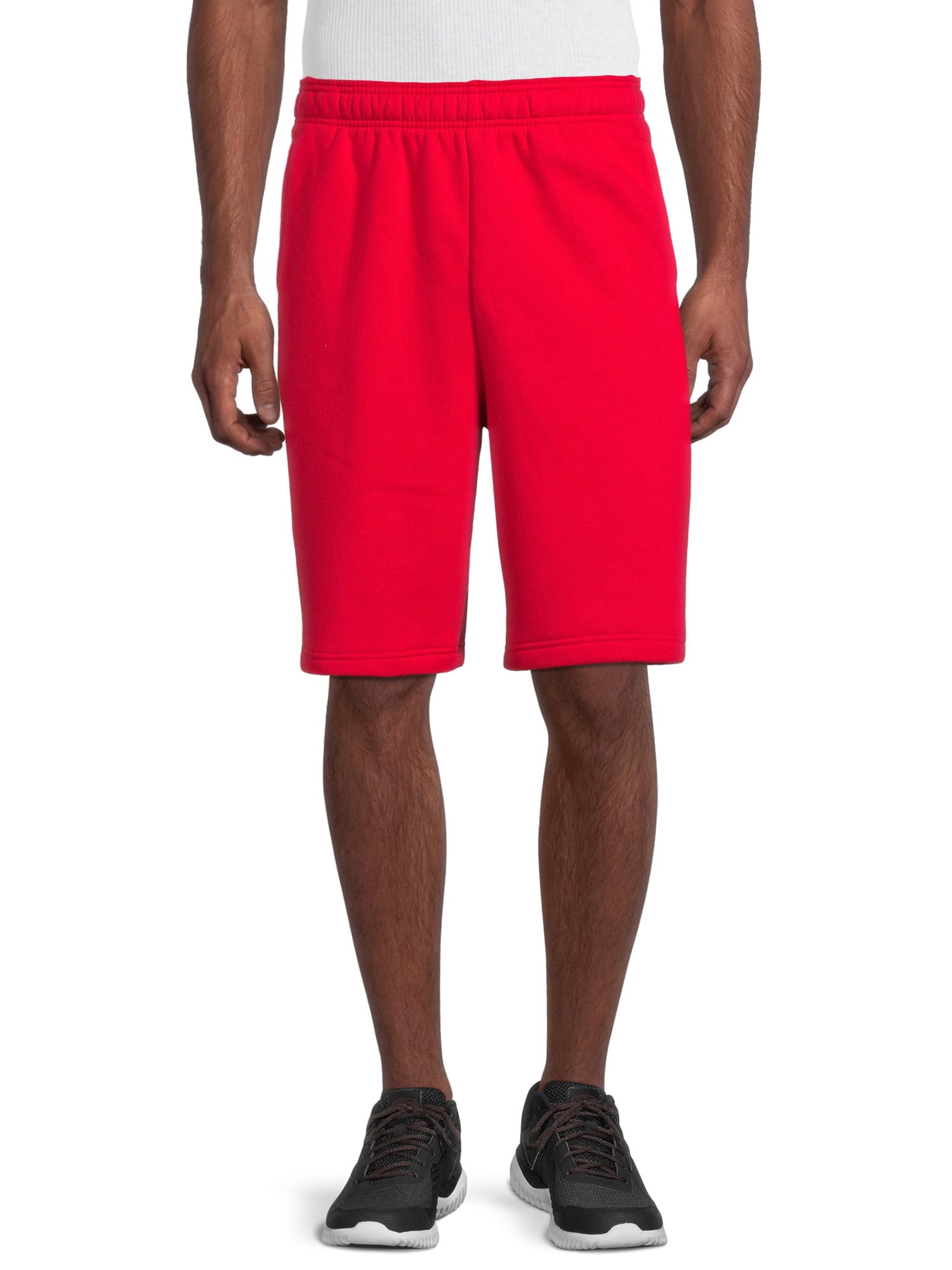 Athletic Works Men's and Big Men's Active Fleece Short, up to Size 5XL