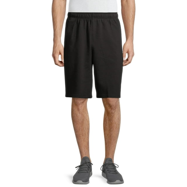 Athletic Works Men's and Big Men's Active Fleece Short, up to Size 5XL ...