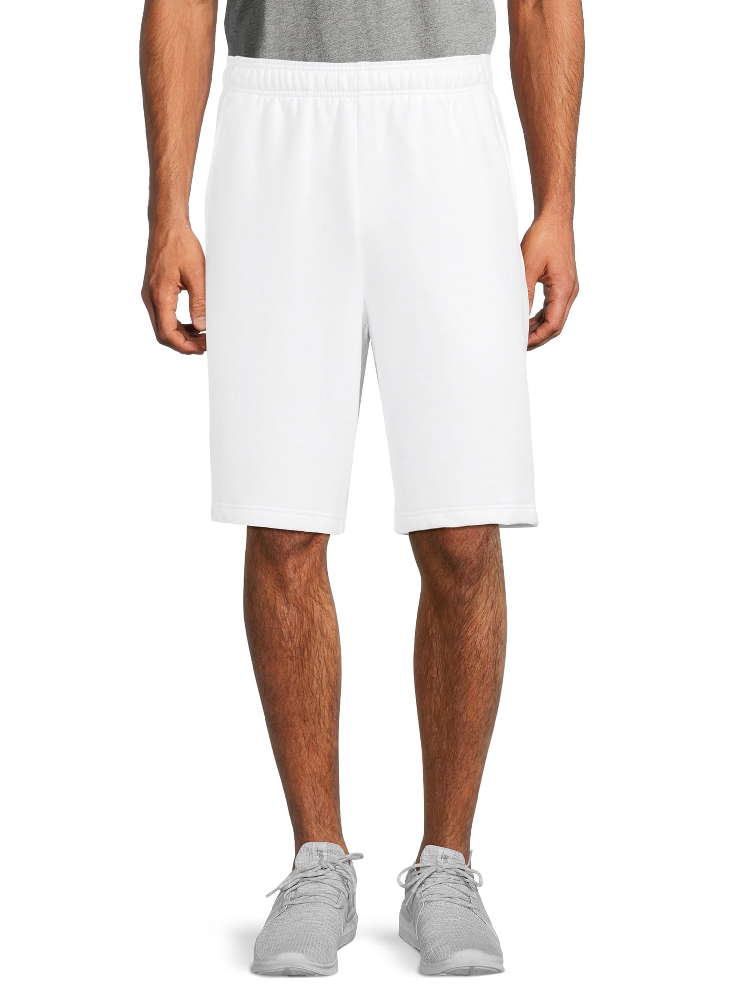 Athletic Works Men's and Big Men's Active Fleece Short, up to Size 5XL