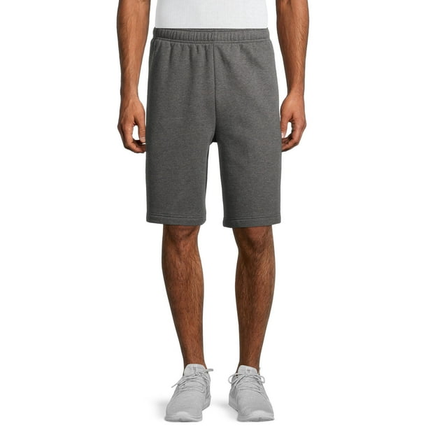 Athletic Works Men's and Big Men's Active Fleece Shorts, up to Size 5XL